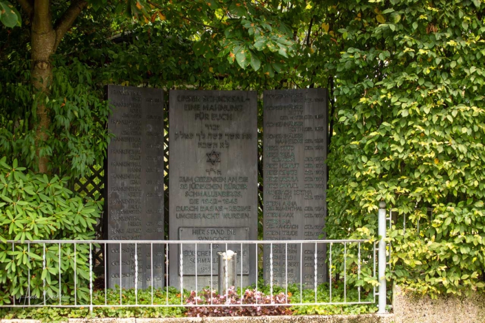 Gedenktafel in der Synagogenstraße