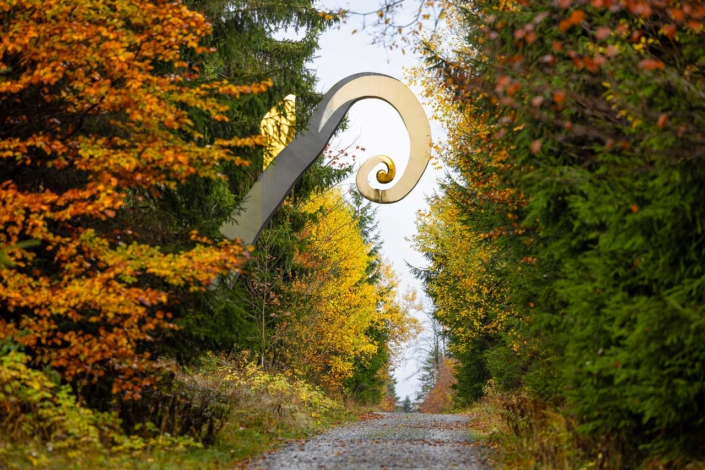 Skulptur „Der Krummstab“