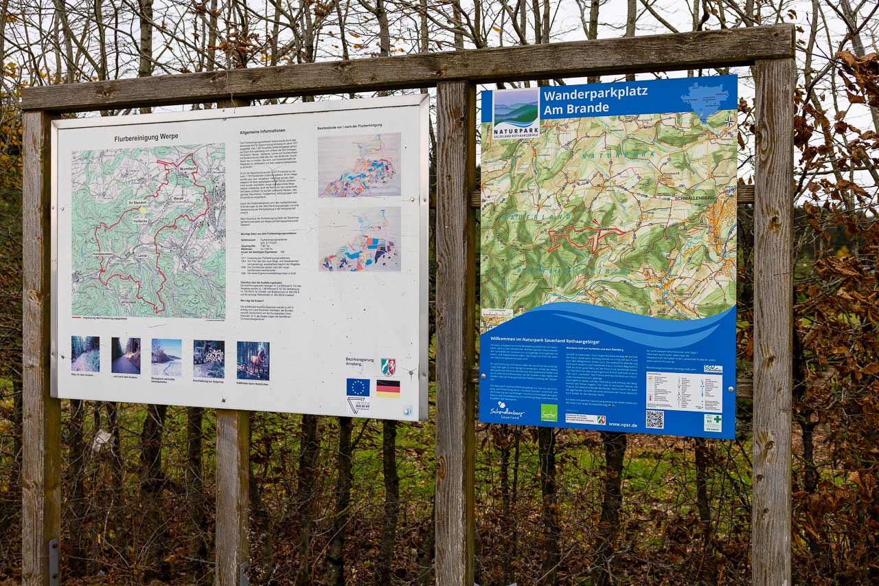 Wandertafel Am Brande
