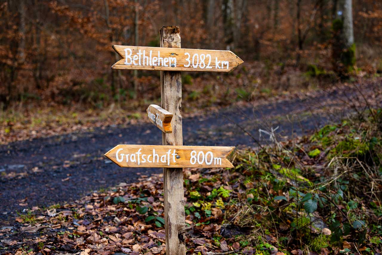 Wegweiser nach Bethlehem