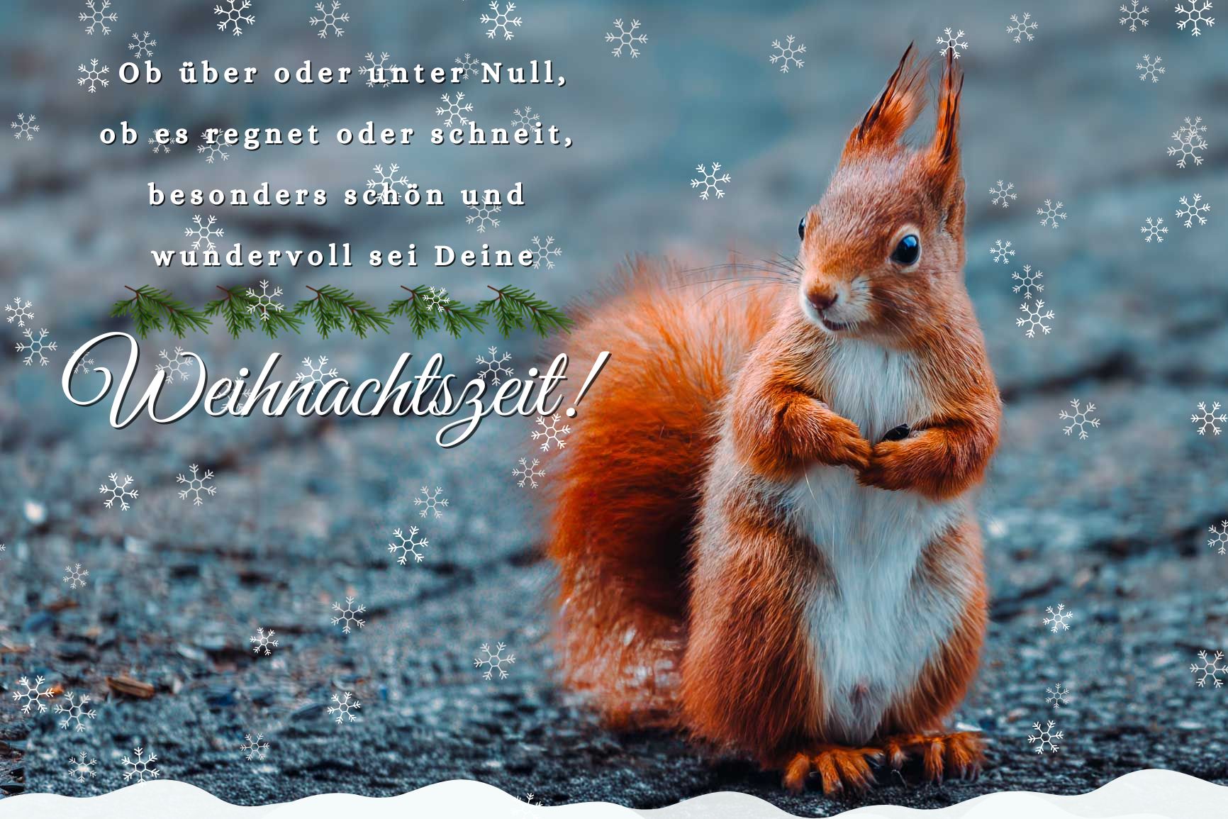 Ich wünsche Dir eine wundervolle Weihnachtszeit
