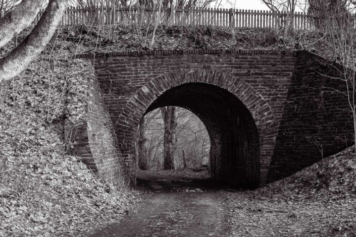 Viadukt der alten Bahntrasse