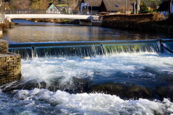 Die Lenne in Saalhausen