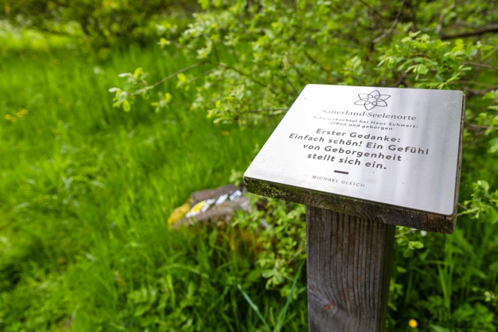 Sauerland Seelenort im Schwarzbachtal