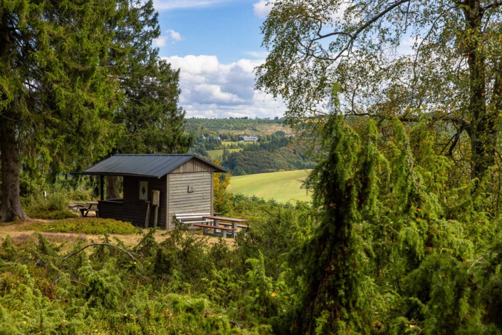 Schutzehütte auf der Rehhecke
