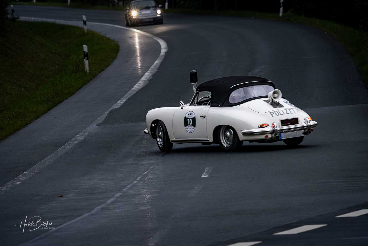 Polizei-Porsche 356 B von 1960 Autobahnpolizei Düsseldorf: Porsche 356 B "Polizei" von 1960