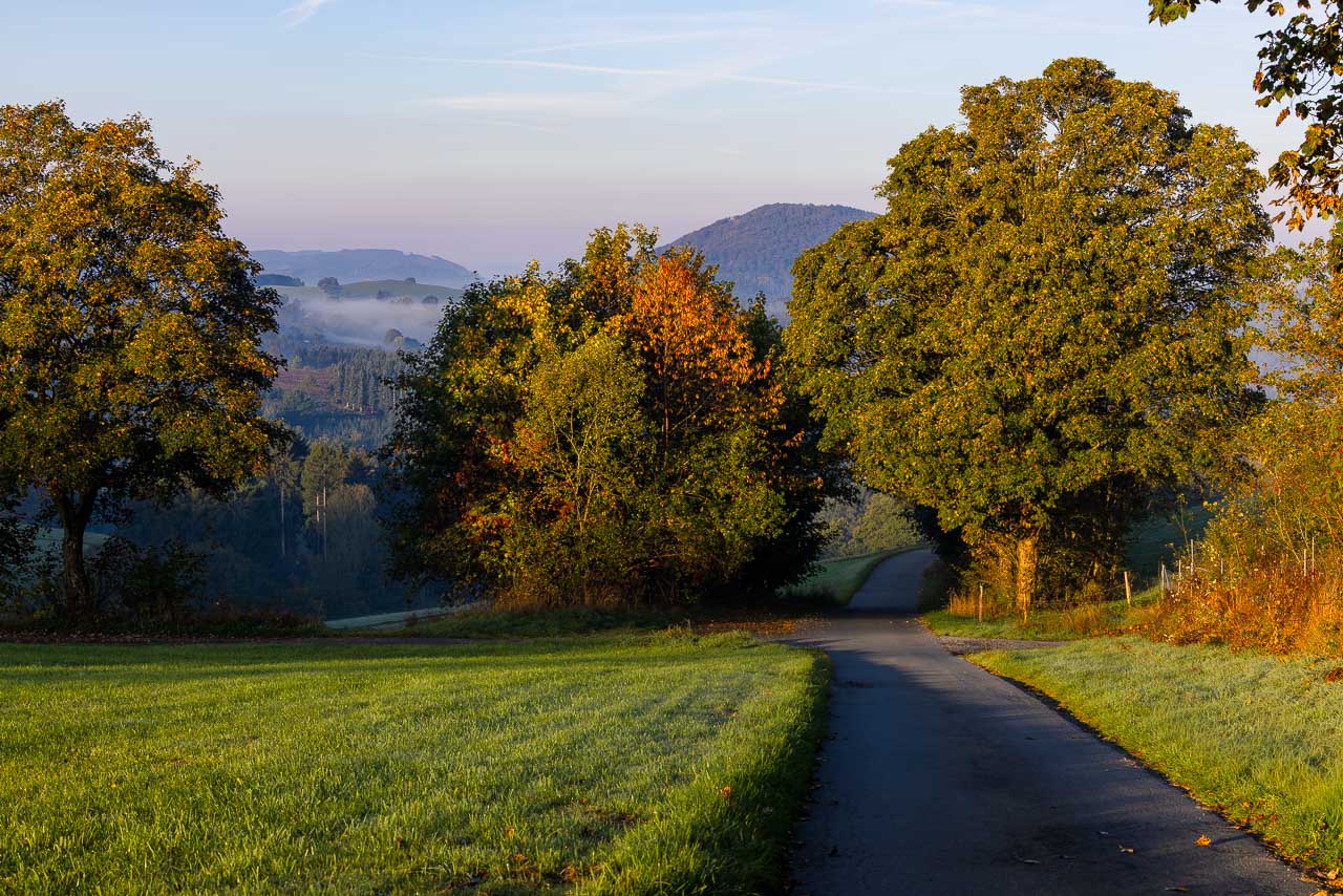 Weg in den Herbst